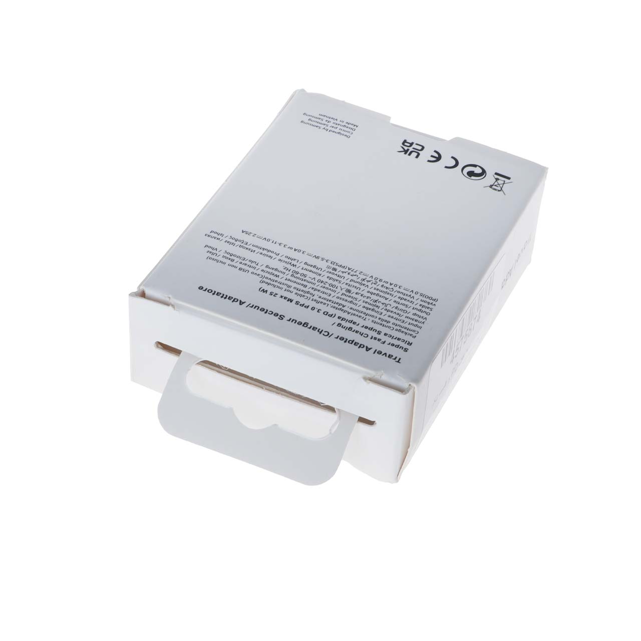 شارژر دیواری سه پین PD و فست تک پورت Samsung مدل EP-TA800 25W - سفید - BSA (کارکرده)