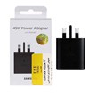 شارژر دیواری فست و PD تک پورت Samsung مدل EP-T4511 45W - مشکی مجهز به فناوری GAN-NFC (کارکرده)