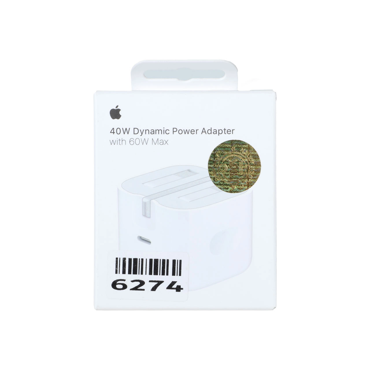 شارژر دیواری سه پین Apple مدل MGTV4ZE/A A3533 40W With 60W Max - سفید - ASP (گارانتی 18 ماهه آروین)
