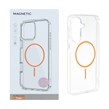 قاب اورجینال Magnetic دور ژله ای MagSafe مدل Samsung Galaxy A37 - نارنجی (پک دار)