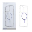قاب اورجینال Magnetic دور ژله ای MagSafe مدل Samsung Galaxy A37 - بنفش روشن (پک دار)