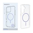 قاب اورجینال Magnetic دور ژله ای MagSafe مدل Samsung Galaxy A57 - بنفش روشن (پک دار)