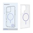 قاب اورجینال Magnetic دور ژله ای MagSafe مدل Samsung Galaxy S22 Ultra - بنفش روشن (پک دار)