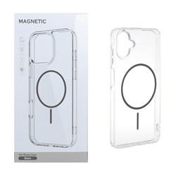 قاب اورجینال Magnetic دور ژله ای MagSafe مدل Samsung Galaxy A07 - خاکستری (پک دار)