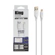 کابل شارژ فست آیفون King Cell مدل KC-T16 - سفید - ASP (گارانتی شش ماهه آروین)