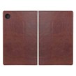 کیف تبلت چرمی ساده Samsung Galaxy Tab A9 Plus 11 / X210 / X215 / X216 - قهوه ای - BSA