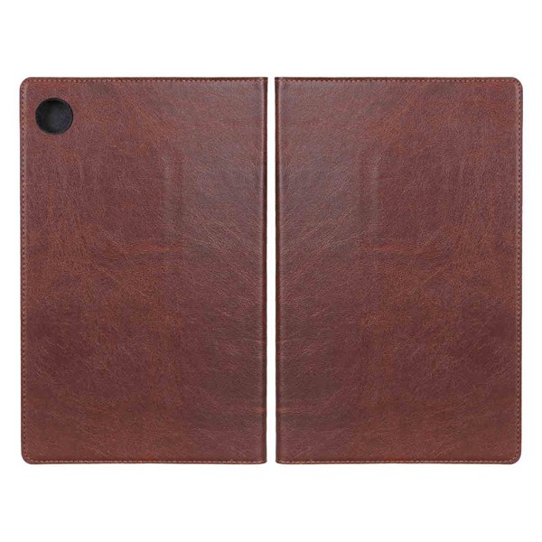 کیف تبلت چرمی ساده Samsung Galaxy Tab A9 Plus 11 / X210 / X215 / X216 - قهوه ای - BSA