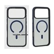 قاب Unique Case شفاف دودی Magsafe دور رنگی Apple iPhone 17 Pro Max - سرمه ای (پک دار)