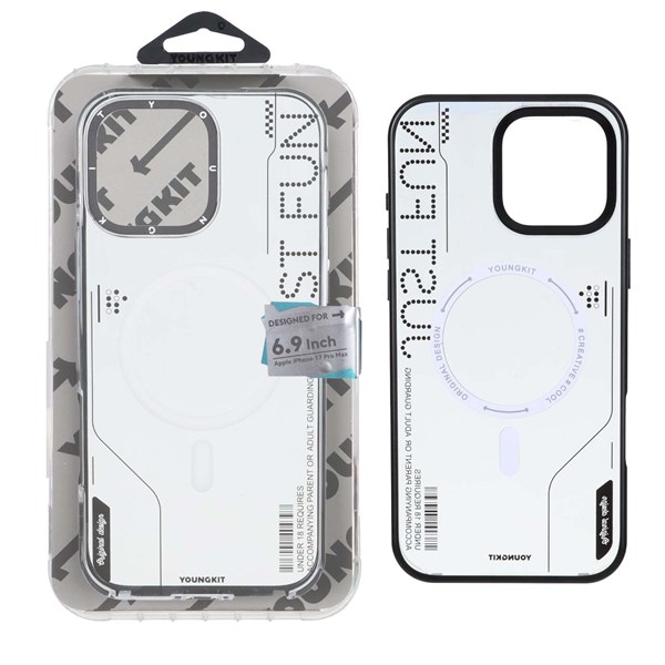 قاب اورجینال YoungKit Magsafe مدل Apple iPhone 16 Pro Max - مشکی (پک اصلی)