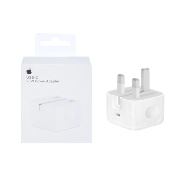 شارژر دیواری سه پین Apple مدل MHJF3B/A A2344 20W - سفید (گارانتی شش ماهه AZR)