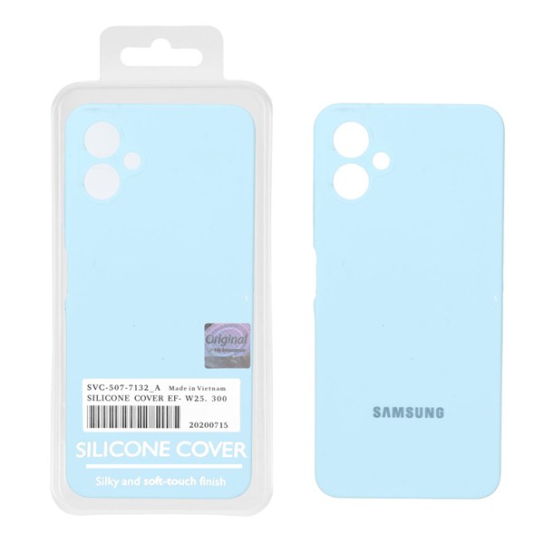 قاب سیلیکونی پاک کنی اورجینال Master Quality مدل Samsung Galaxy A06 - آبی آسمانی (پک دار)