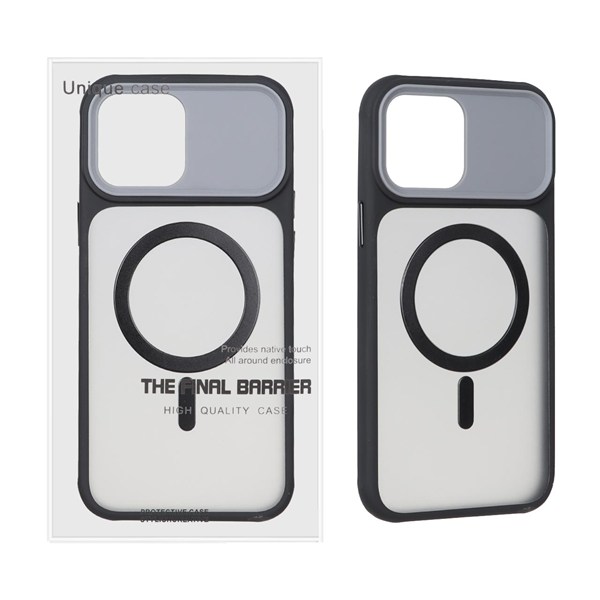 قاب اورجینال Unique Case مات MagSafe مدل Apple iPhone 13 Pro Max - مشکی (پک دار)