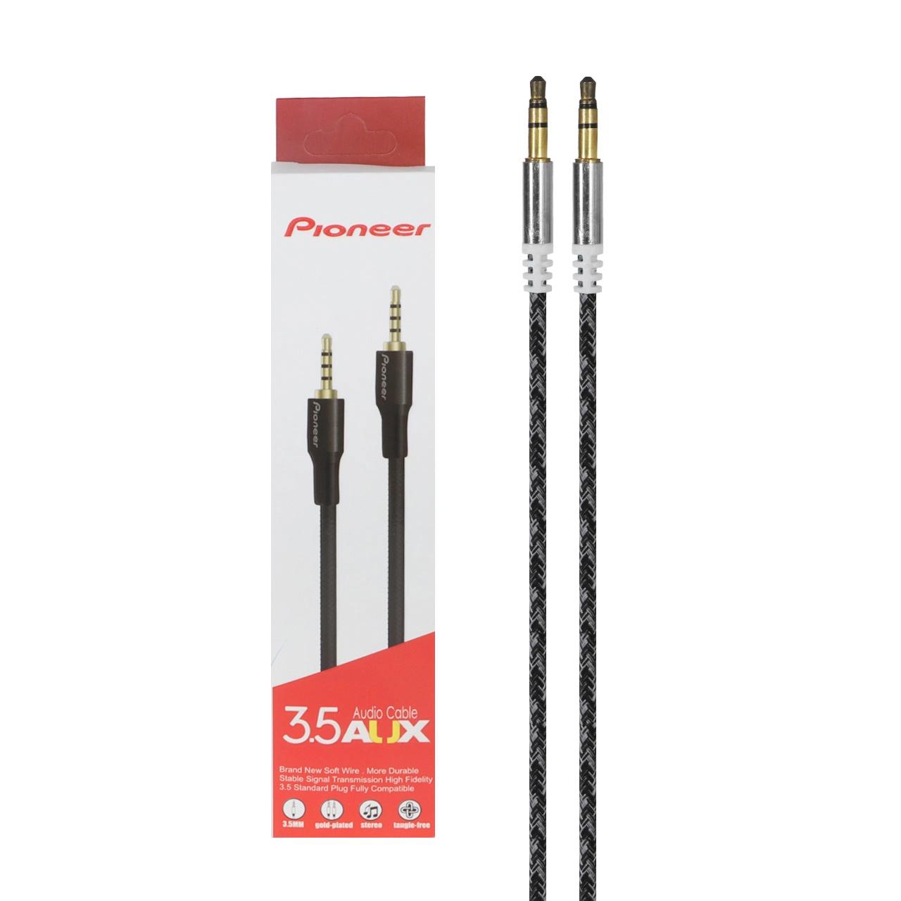 کابل صدا Pioneer AUX - سفید مشکی