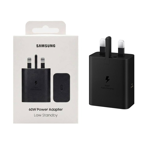 شارژر دیواری فست و PD تک پورت Samsung مدل EP-T6010 60W - مشکی - Low Standby (گارانتی شش ماهه شرکتی)