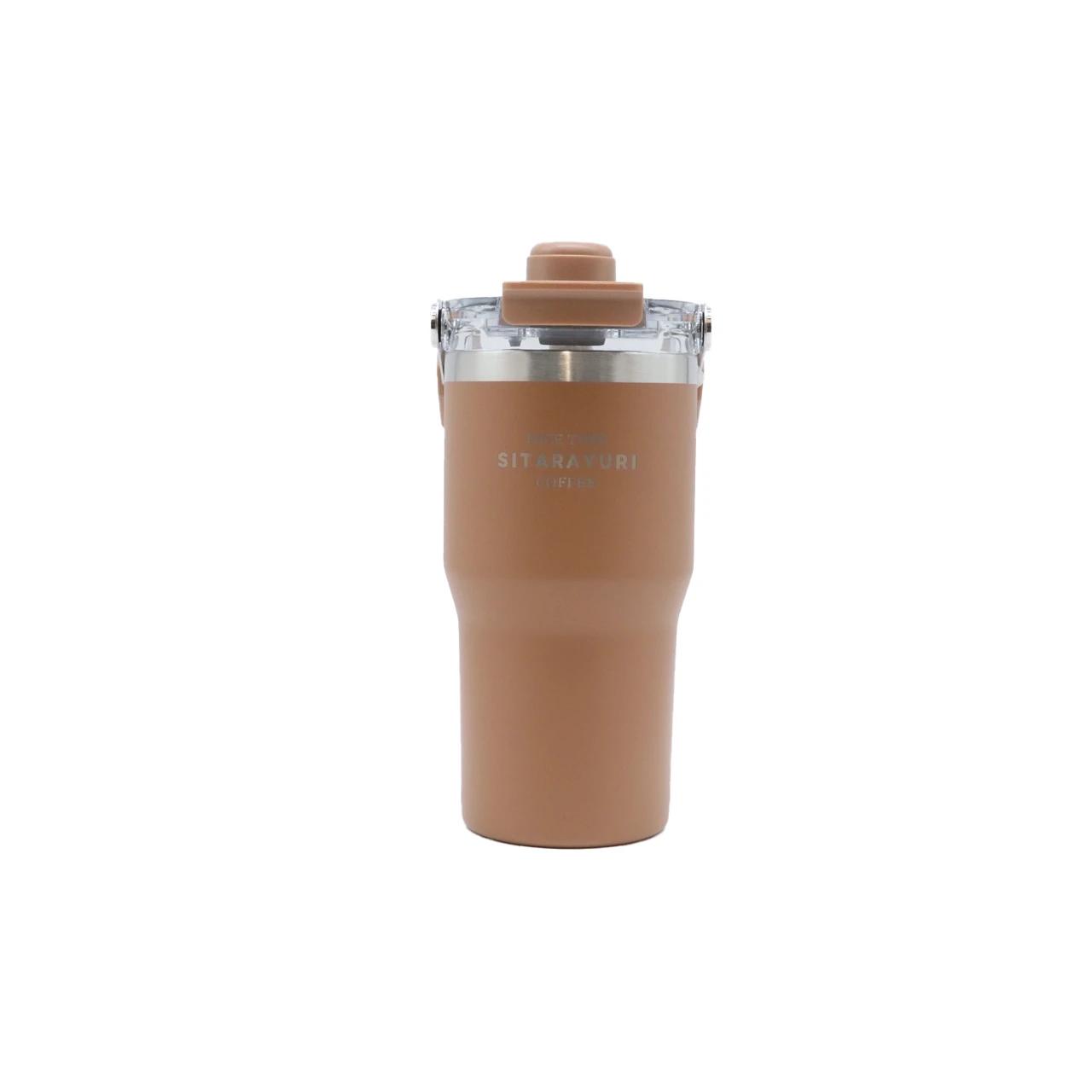 تراول ماگ Sitarayuri مدل ZF-061 ظرفیت 600 میلی لیتر - قهوه ای