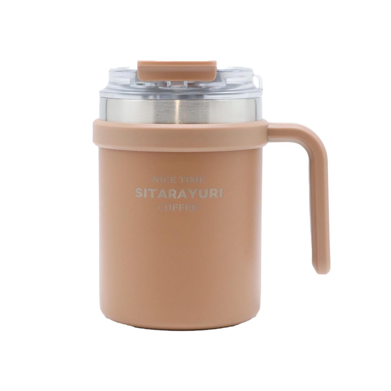 تراول ماگ Sitarayuri مدل ZF-032 ظرفیت 500 میلی لیتر - قهوه ای
