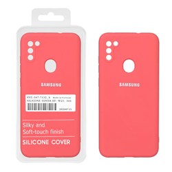 قاب نیو سیلیکون محافظ لنزدار RFF مدل Samsung Galaxy A11 / M11 - هلویی (پک دار)