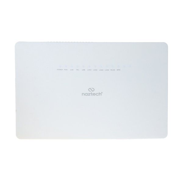 مودم فیبرنوری Naztech مدل HG8245Q2 - سفید (تحت لیسانس شرکت Huawei)(گارانتی یکساله هایپرسل)