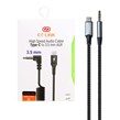 کابل ET-LINK AUX TO Type-C مدل ETL0010 - مشکی خاکستری