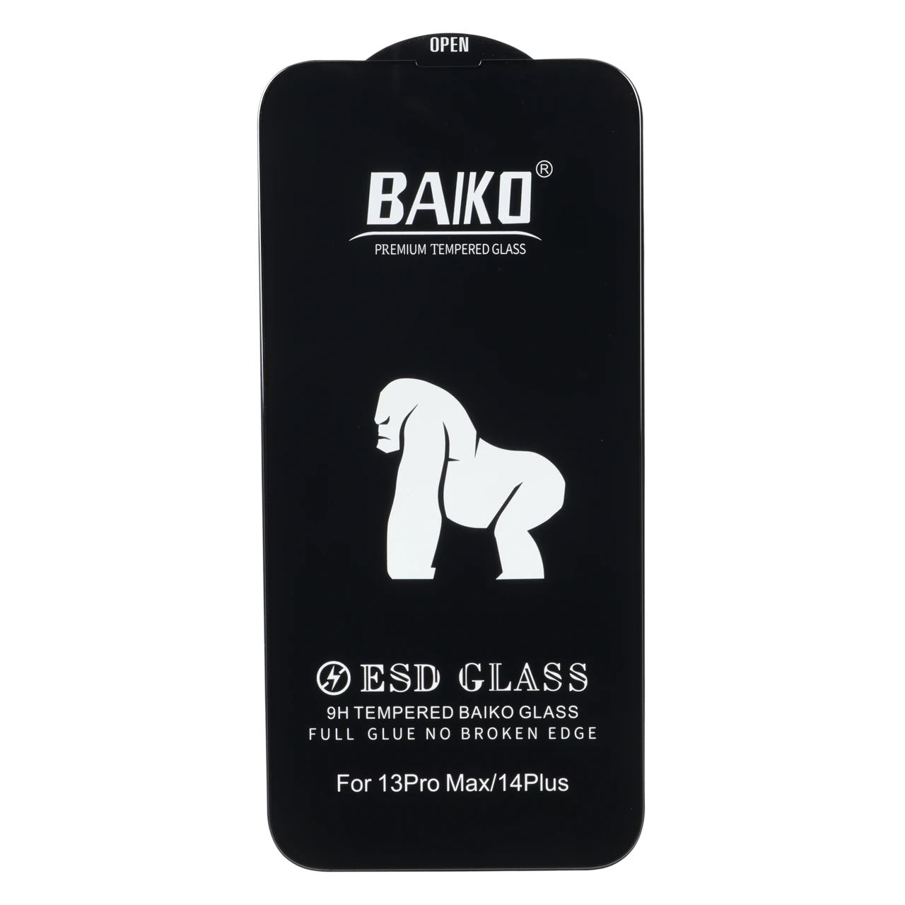 محافظ صفحه نمایش شیشه ای Anti Static - ESD Baiko مدل Apple iPhone 13 Pro Max / iPhone 14 Plus