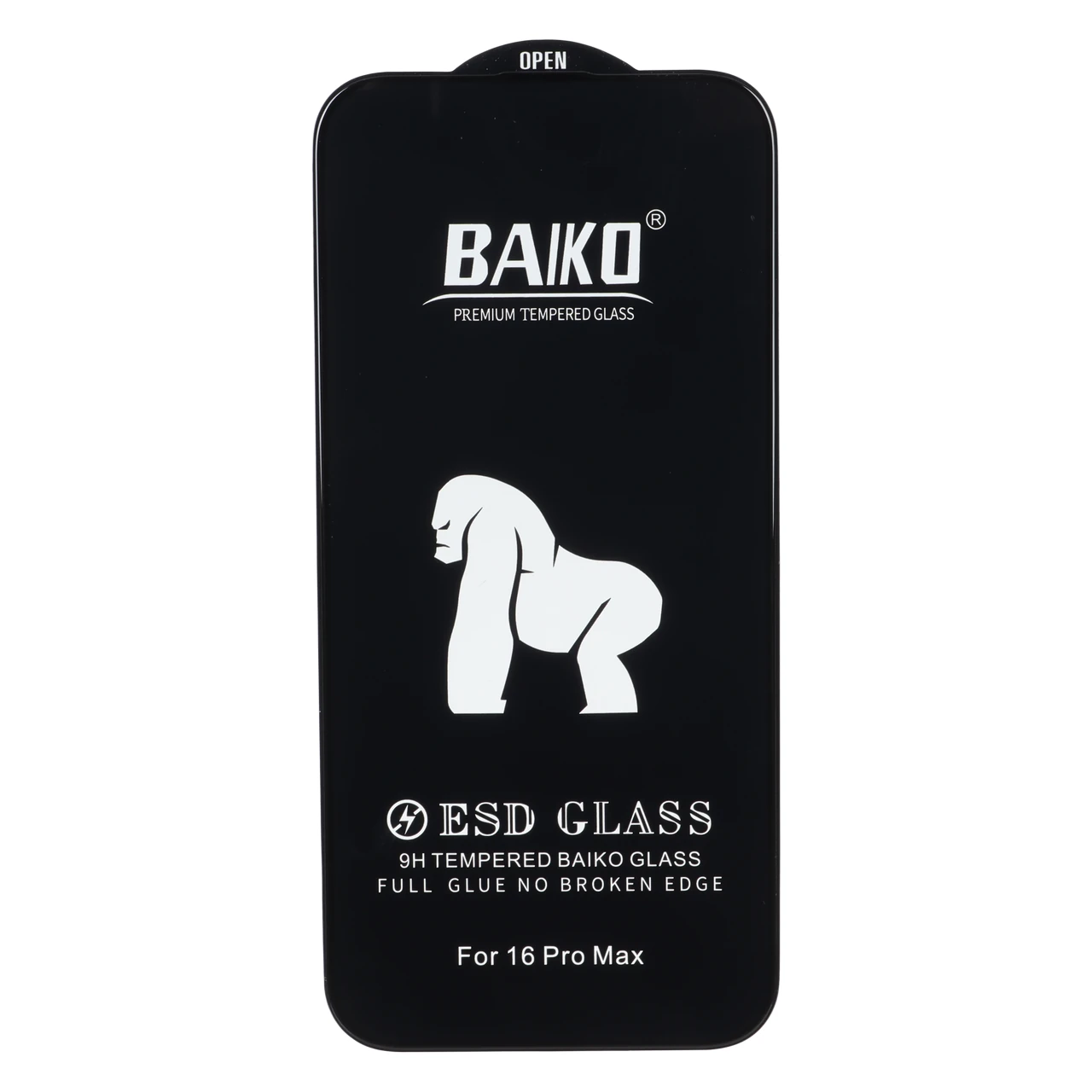 محافظ صفحه نمایش شیشه ای Anti Static - ESD Baiko مدل Apple iPhone 16 Pro Max