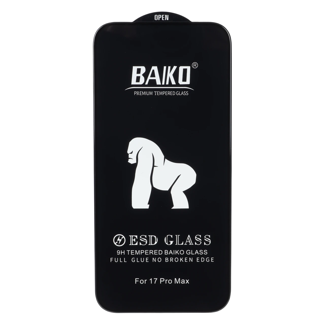 محافظ صفحه نمایش شیشه ای Anti Static - ESD Baiko مدل Apple iPhone 17 Pro Max