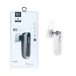 هندزفری بی سیم تک گوش HI-FI مدل M11 - سفید