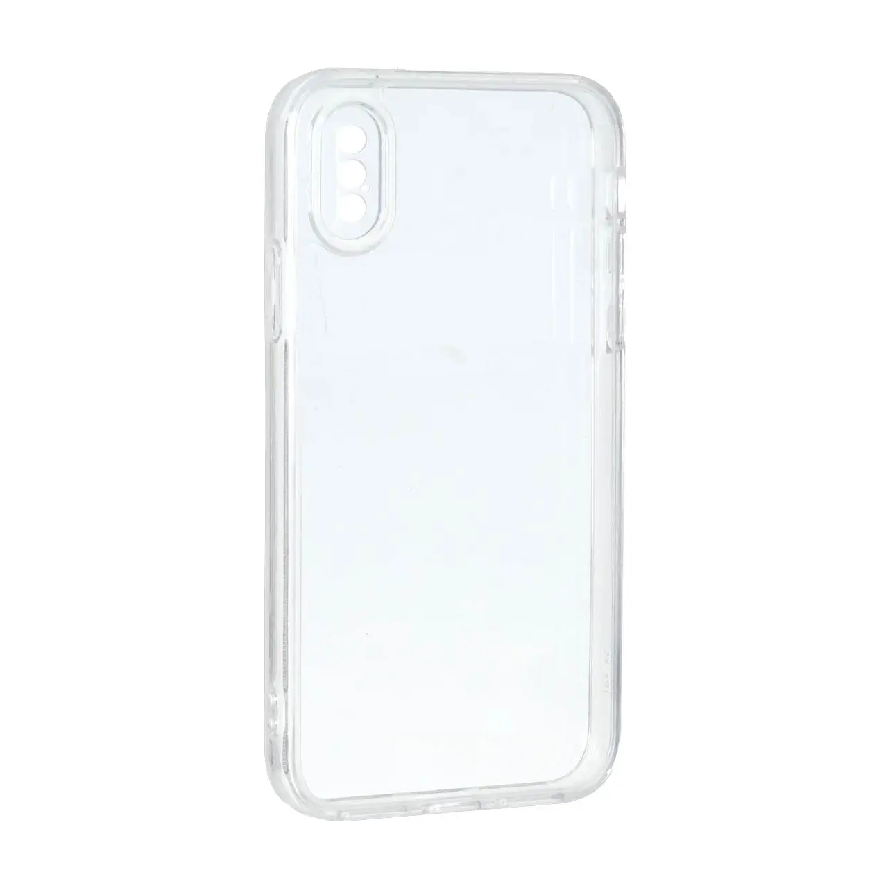 قاب پشت سخت شفاف دور ژله ای محافظ لنزدار Apple iPhone X / iPhone XS