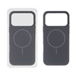 قاب سیلیکونی پاک کنی اورجینال Magsafe مدل Apple iPhone 17 Pro Max - خاکستری (پک دار)