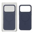 قاب سیلیکونی پاک کنی اورجینال Magsafe مدل Apple iPhone 17 Pro Max - سرمه ای (پک دار)