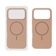 قاب سیلیکونی پاک کنی اورجینال Magsafe مدل Apple iPhone 17 Pro Max - صحرایی (پک دار)