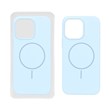 قاب سیلیکونی پاک کنی اورجینال Magsafe مدل Apple iPhone 14 Pro Max - آبی آسمانی (پک دار)