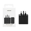 شارژر دیواری سه پین فست و PD تک پورت Samsung Type-C مدل EP-T2510 25W - مشکی - اصلی (گارانتی 12 ماهه شرکتی)