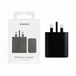 شارژر دیواری سه پین فست و PD تک پورت Samsung Type-C مدل EP-T4511 45W - مشکی - اصلی (گارانتی 12 ماهه شرکتی)