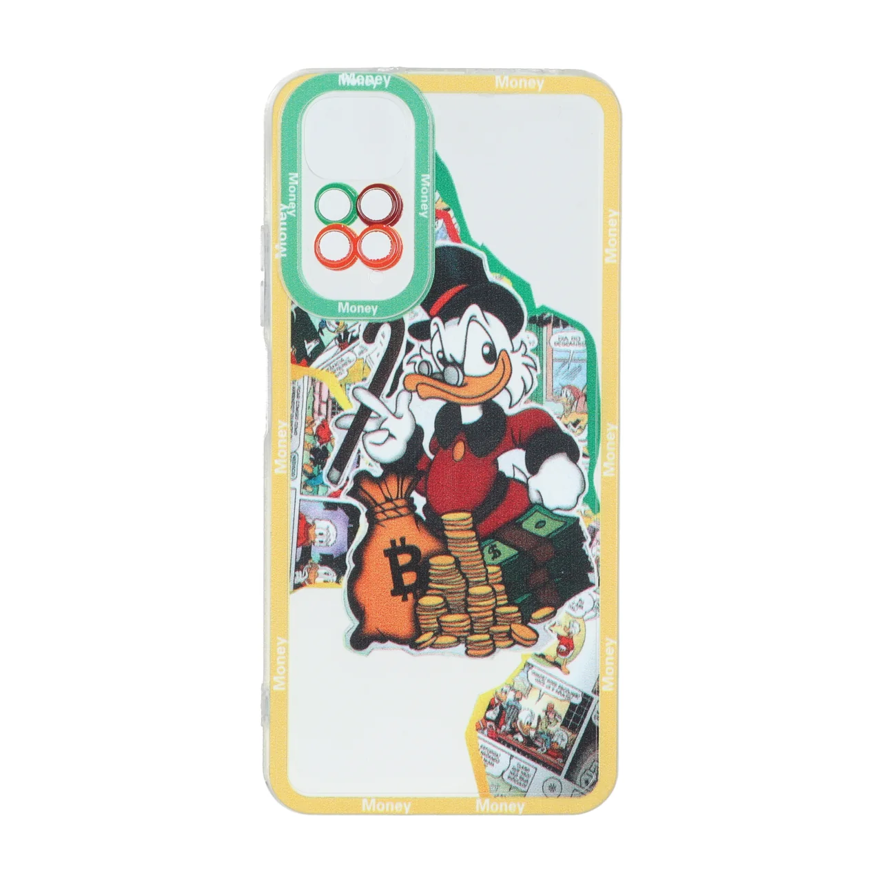 قاب ژله ای طرح دار دور رنگی Xiaomi Redmi Note 11 4G / Redmi Note 11S - کد 11