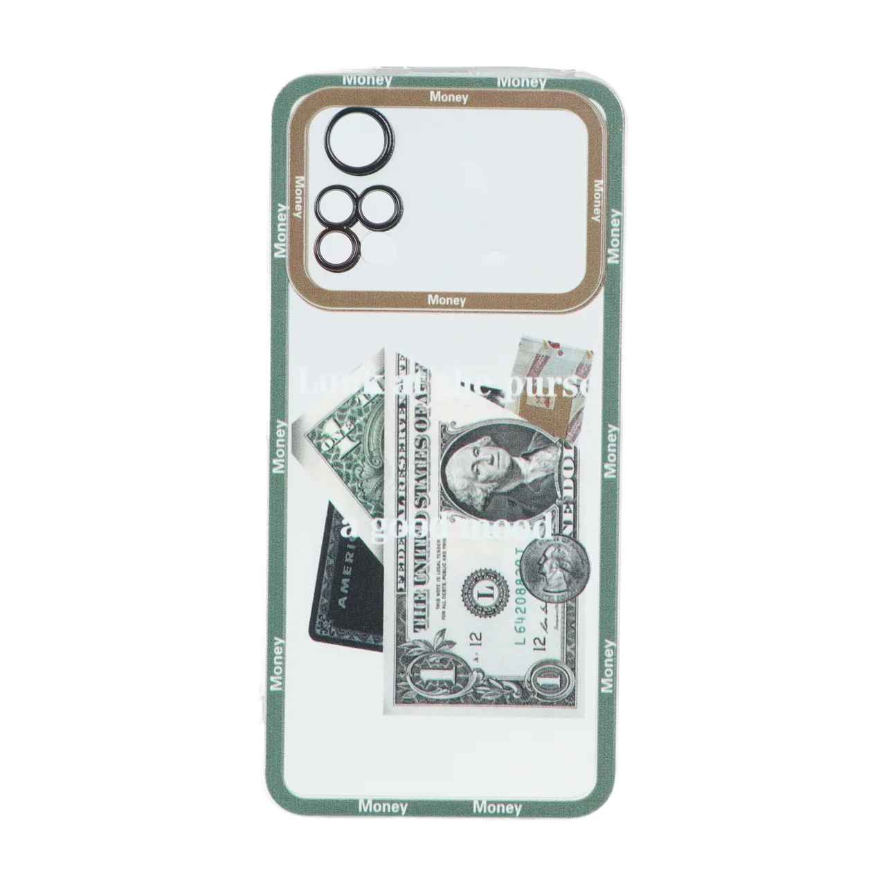 قاب ژله ای طرح دار دور رنگی Xiaomi Poco M4 Pro 4G - کد 27