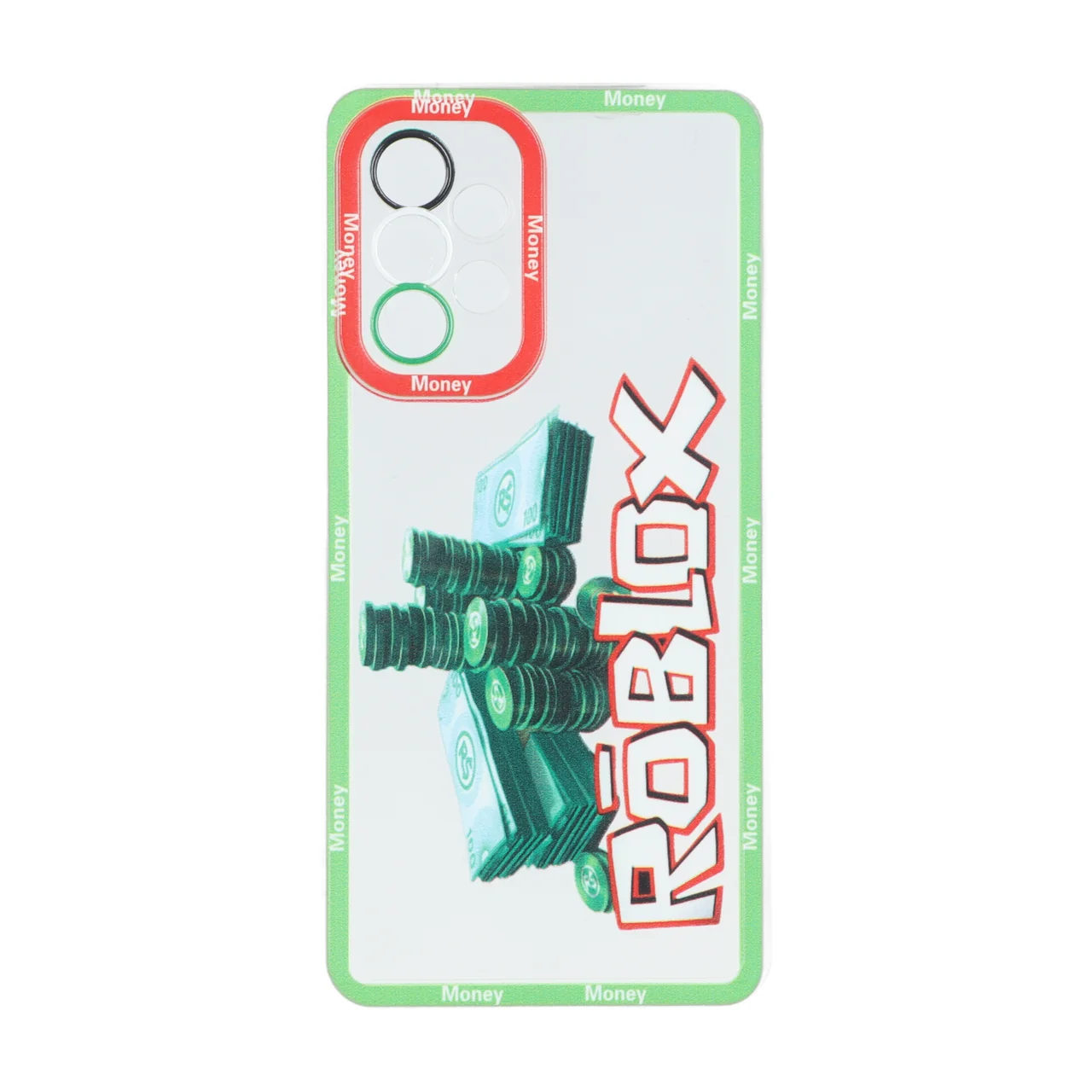 قاب ژله ای طرح دار دور رنگی Samsung Galaxy A53 - کد 83
