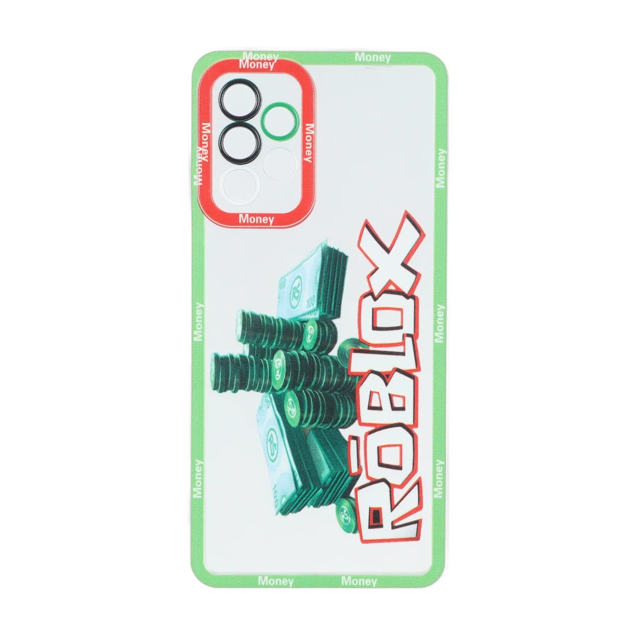 قاب ژله ای طرح دار دور رنگی Samsung Galaxy A52 / A52s - کد 120