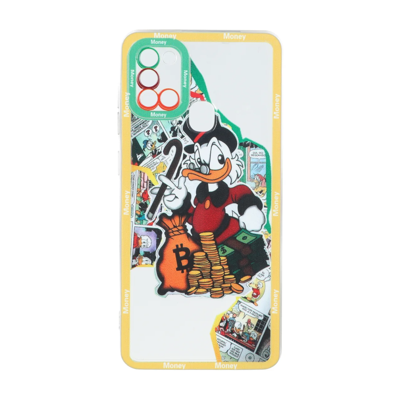 قاب ژله ای طرح دار دور رنگی Xiaomi Redmi Note 12 Pro 4G / Redmi Note 11 Pro - کد 175