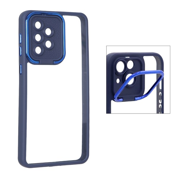 قاب شفاف New skin استند دار Samsung Galaxy A33 - سرمه ای