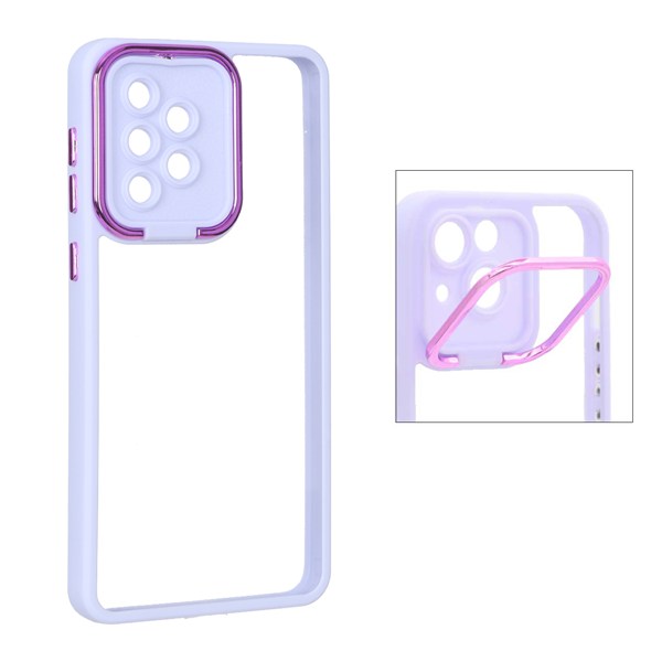 قاب شفاف New skin استند دار Samsung Galaxy A33 - یاسی
