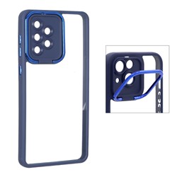 قاب شفاف New skin استند دار Samsung Galaxy A73 - سرمه ای