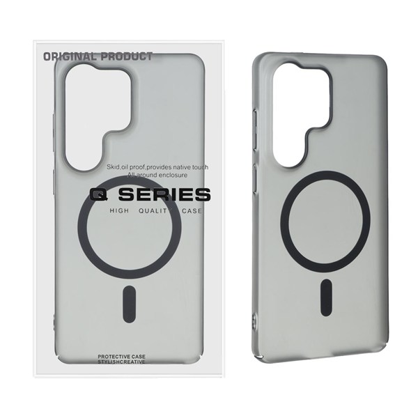 قاب اورجینال Q Serires مات MagSafe مدل Samsung Galaxy S26 Ultra - مشکی (پک دار) - MPS