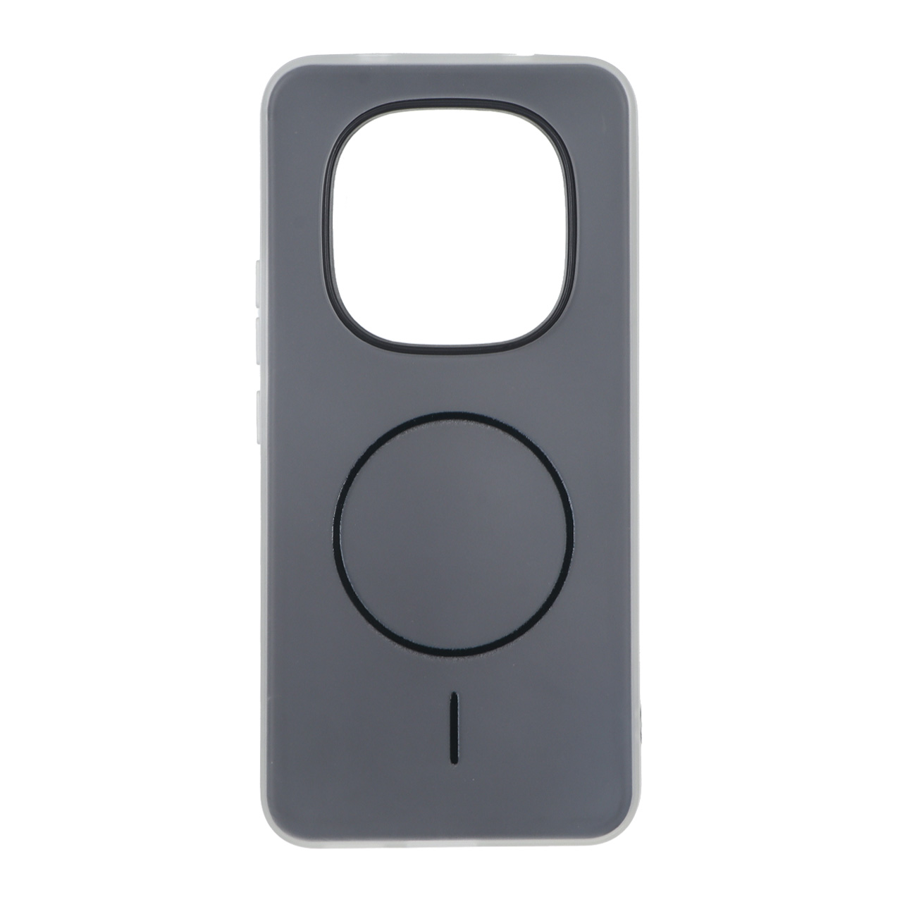 قاب دو لایه مات طرح مگ سیف Xiaomi Redmi Note 15 - مشکی