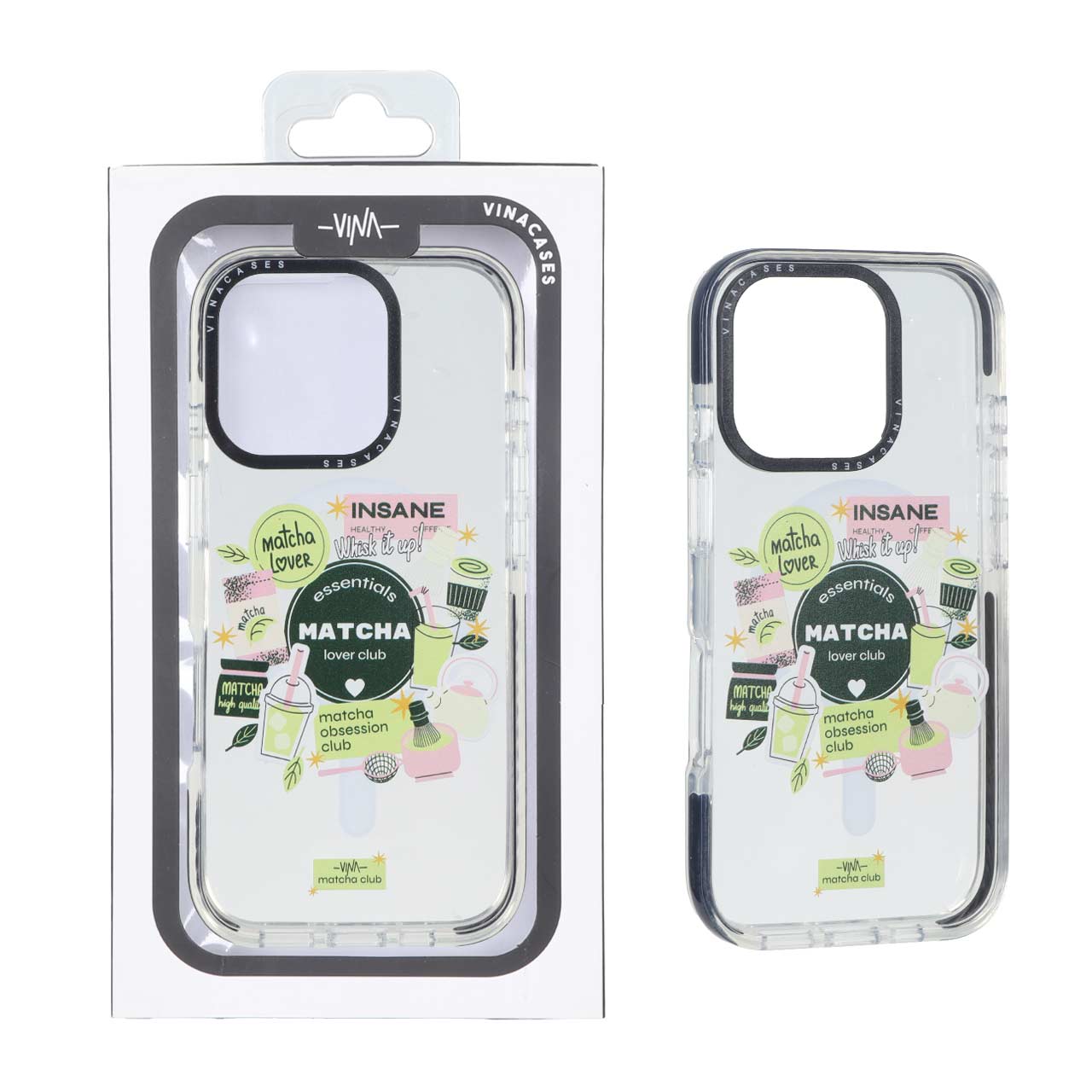 قاب اورجینال Vina شفاف Magsafe طرح دار Apple iPhone 16 Pro Max - کد 411 (پک دار) - VIN