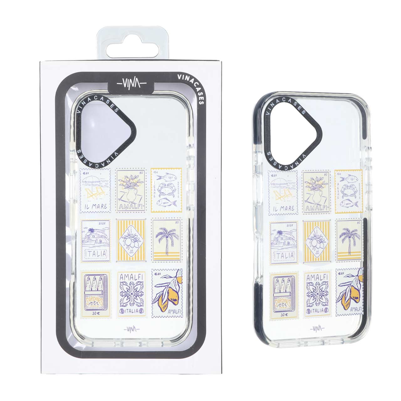 قاب اورجینال Vina شفاف Magsafe طرح دار Apple iPhone 16 - کد 425 (پک دار)