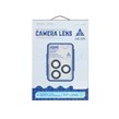 محافظ لنز رینگی اورجینال Akam شابلون دار Apple iPhone 15 Pro Max / iPhone 15 Pro - سرمه ای (پک دار)