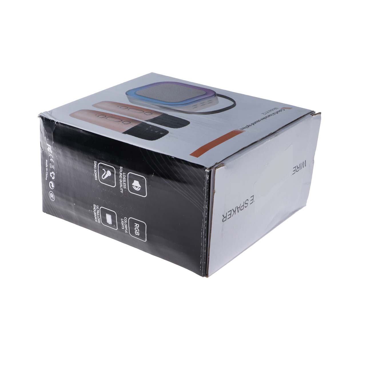 اسپیکر بی سیم مدل K12 - آبی - تک میکروفن (کارکرده)