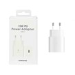 شارژر دو پین SAMSUNG 15W درجه یک سفید DST (کارکرده)