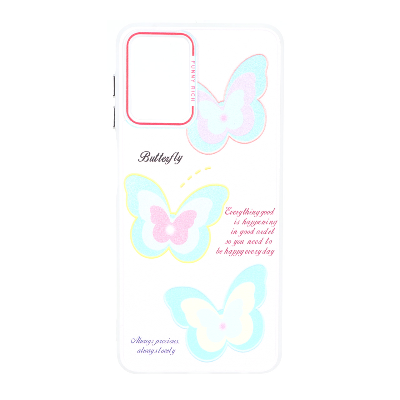 قاب هولوگرامی Funnyrich طرح دار دور مات Samsung Galaxy A22 4G / M22 / M32 4G / F22 - کد 271